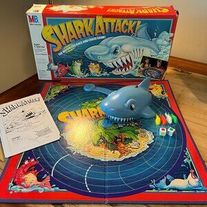 Vintage 1990s Shark Attack! Board Game - Complete, Excellent Condition